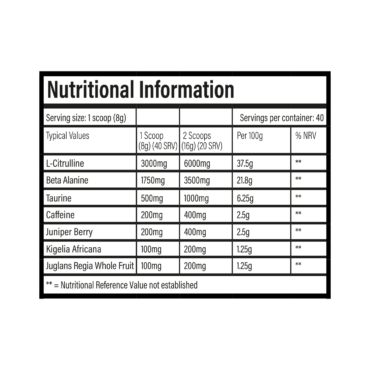 Trained by JP Nutrition - DNFM ! Extreme Pre-Workout - Image 5