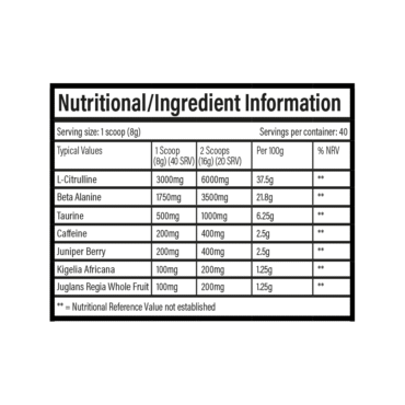 Trained by JP Nutrition - DNFM ! Extreme Pre-Workout - Image 6