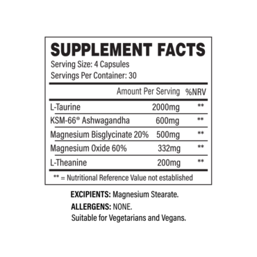 Alternative view of Trained by JP Nutrition - Unwind