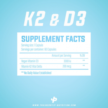 Alternative view of Trained by JP Nutrition - K2 & D3