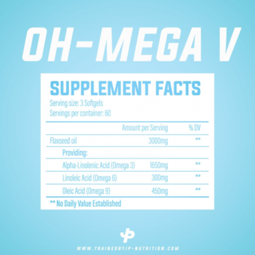 Alternative view of Trained by JP Nutrition - Oh-Mega V