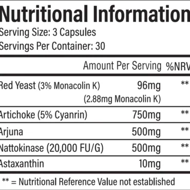 Alternative view of Trained by JP Nutrition - Heart Care